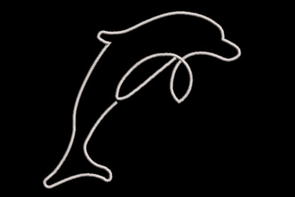Download Minimalistic One Line Dolphin - Mini Collection